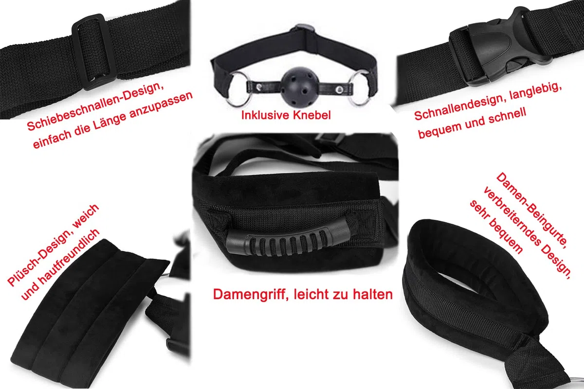 Balançoire pour plafond Sangle de Suspension Réglable Harnais de Soutien de Plafond Système de Suspension avec Sangles Ajustables Accessoire de Maintien et de Positionnement Sling Trainer