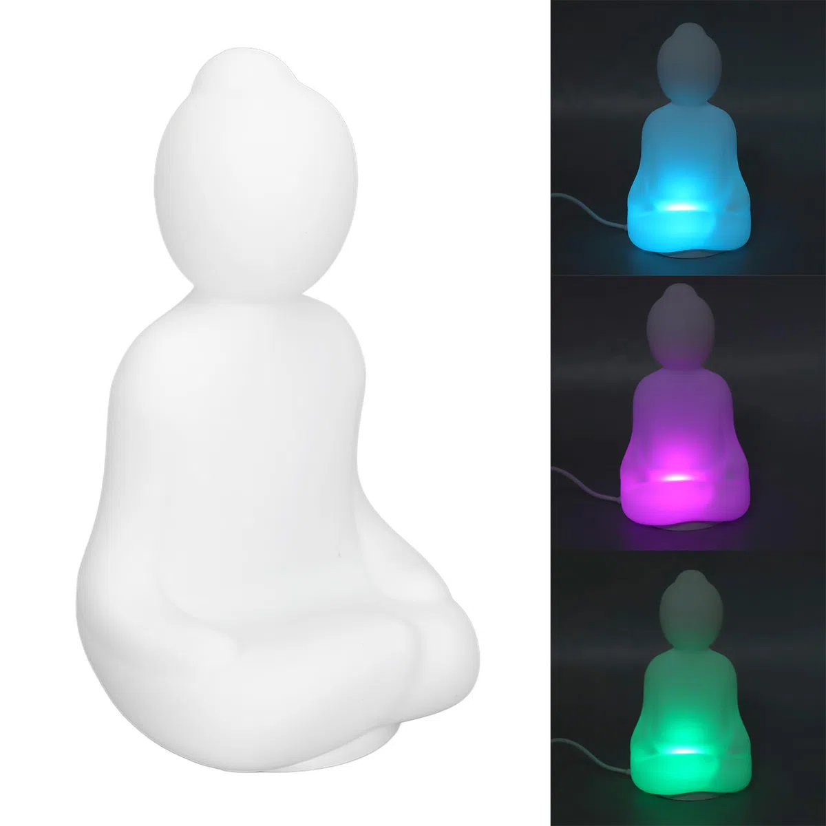 Compagnon de Respiration de Pleine Conscience, Lumière Respiratoire de Méditation Visuelle Guidée avec Mode de Respiration 3 Couleurs, Soulagement de l'anxiété de Stress TDAH