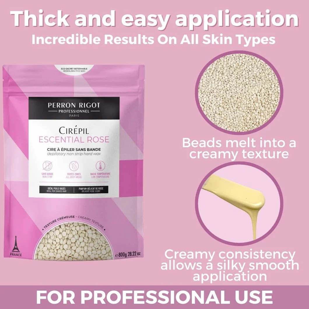 Cirepil Escential Rose Cire chaude 805 g
