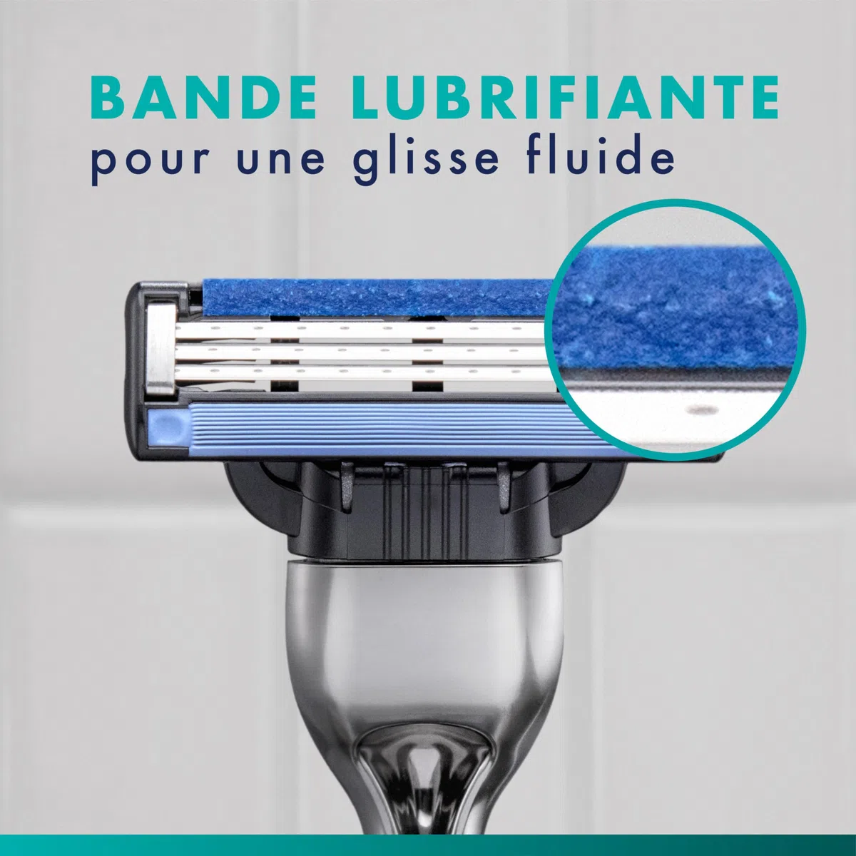 Gillette Mach3 Recharges De Lames De Rasoir pour Homme, Rasoirs À 3 Lames 15 Recharges De Lames, Lames Plus Résistantes Que L’Acier