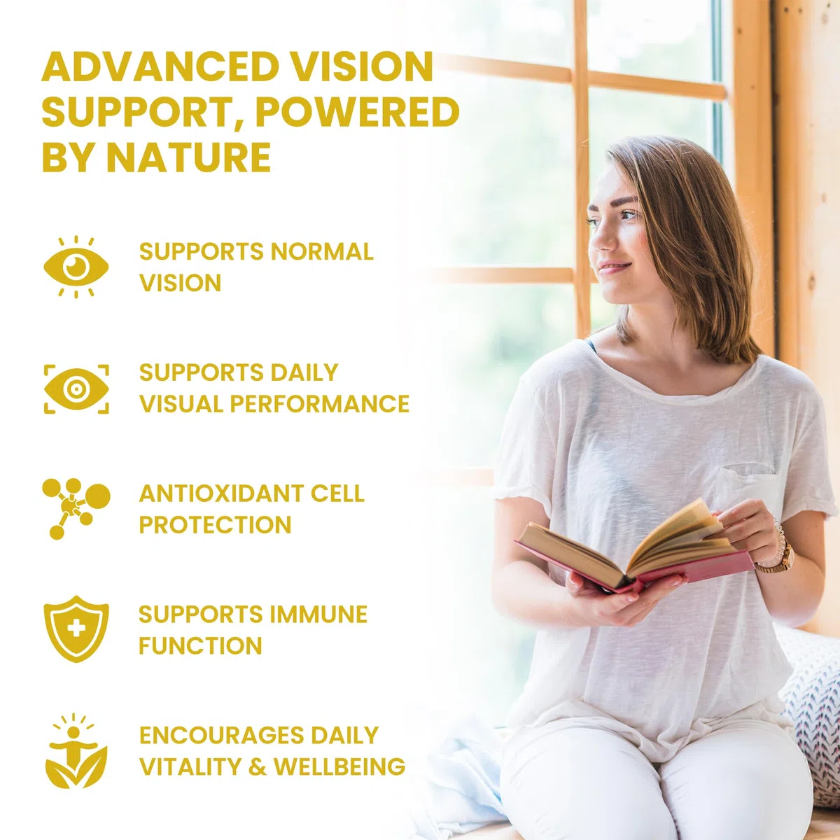 Lutéine 30 mg, Zéaxanthine 9 mg & Méso-zéaxanthine 9 mg | complexe triple caroténoïde pour les yeux | vision normale | vit. A, C & zinc | 90 gélules végétales | BPF & testé en lab. tiers