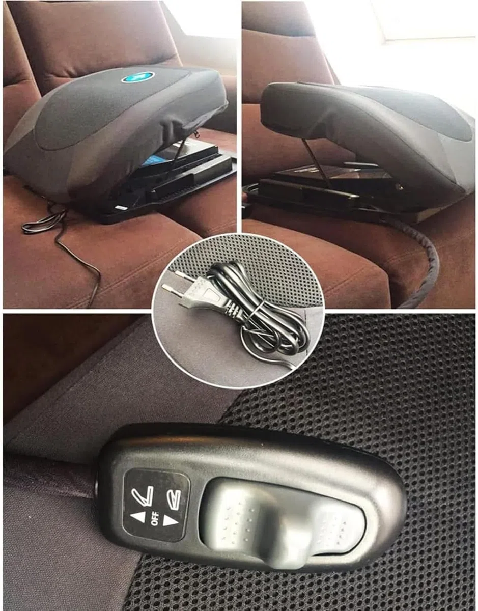 Coussin D'assistance Au Siège Électrique, Moteur Puissant pour Aider À Se Tenir Debout, Supporte Jusqu'à 240 LB, pour Aider Les Personnes Âgées Et Handicapées À Monter Et Descendre