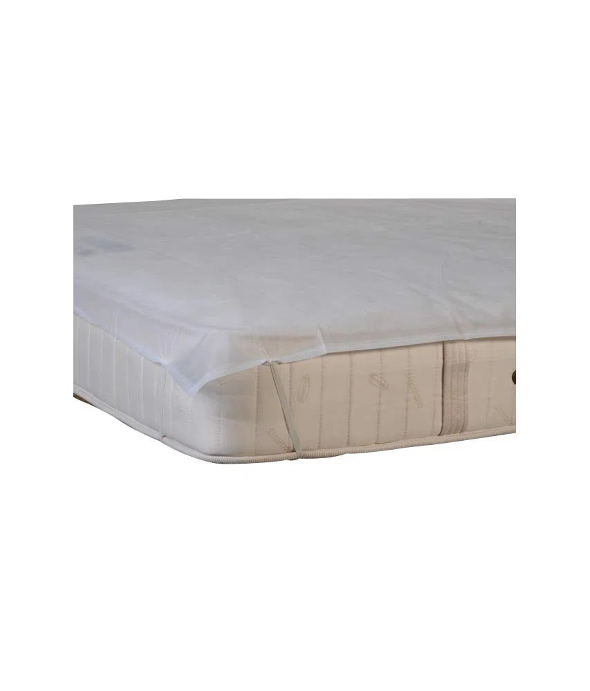 Alèse Jetable Largeur 160 cm Longueur 200 cm alaise 2 Personne PLP Non tissé Blanc avec élastique en tête et Pied Protège Matelas Hygiénique alaise qualité médicale en Sachet Individuel (10)