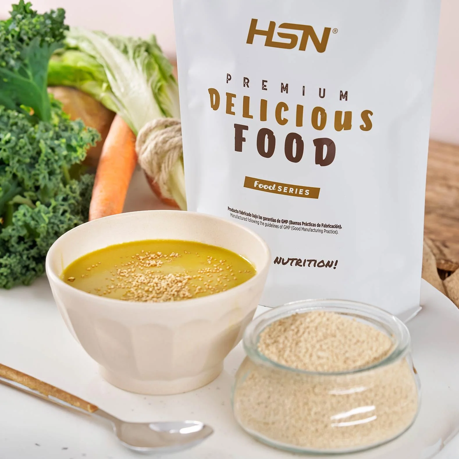 Lécithine de soja granulée HSN | 100% naturelle, riche en phospholipides et en nutriments, avec des acides gras essentiels, pour la cuisine | végétalienne, sans gluten, sans lactose, sans OGM, 500gr