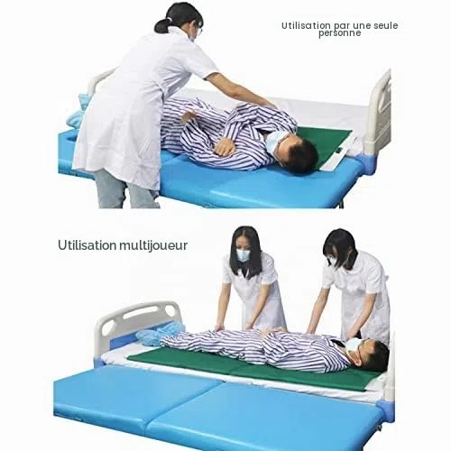 Planche de transfert pliable, dispositif d'aide à glissière pour patient, pour les transferts de personnes âgées et handicapées, planche de transfert pour patient infirmier, planches à diapositives