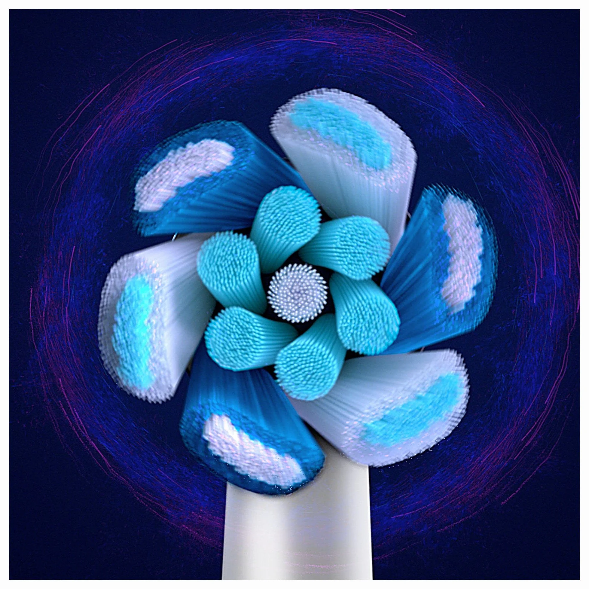 Oral-B iO Ultimate Clean, Embout, Pack de 2 Brossettes de Rechange, pour Brosse à Dents Électrique Jusqu’à 100% d’élimination de la Plaque Dentaire, Blanc