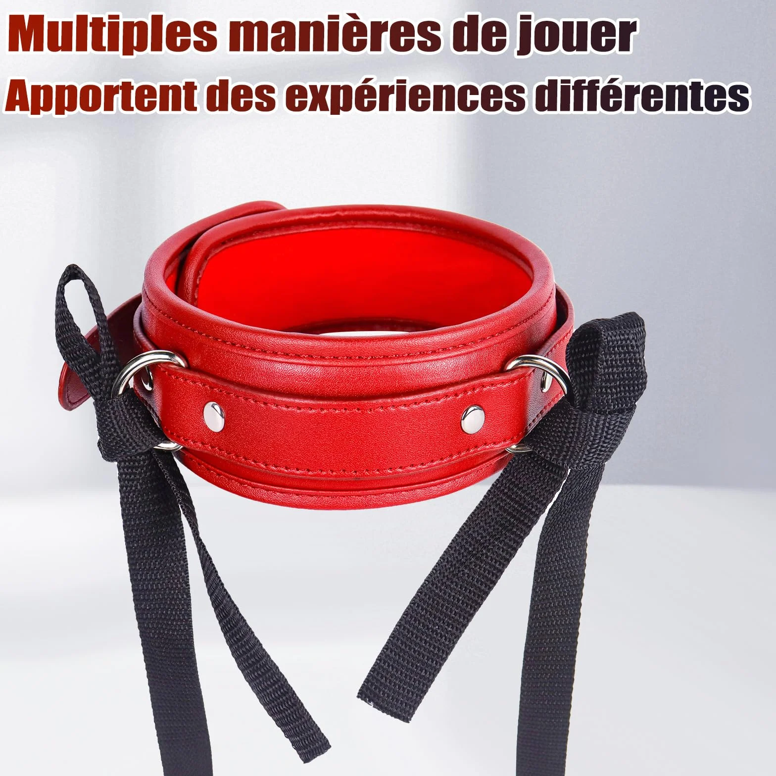 Sex Toýs Couple Femme BDSM Kits de Bondage avec Métal Crochet Anal, Sexy Érotique Collier Plug Anal Sex toys, Accessoires Hard SM - Jouets Sexuels Extrême Fétiche Esclave pour Couple