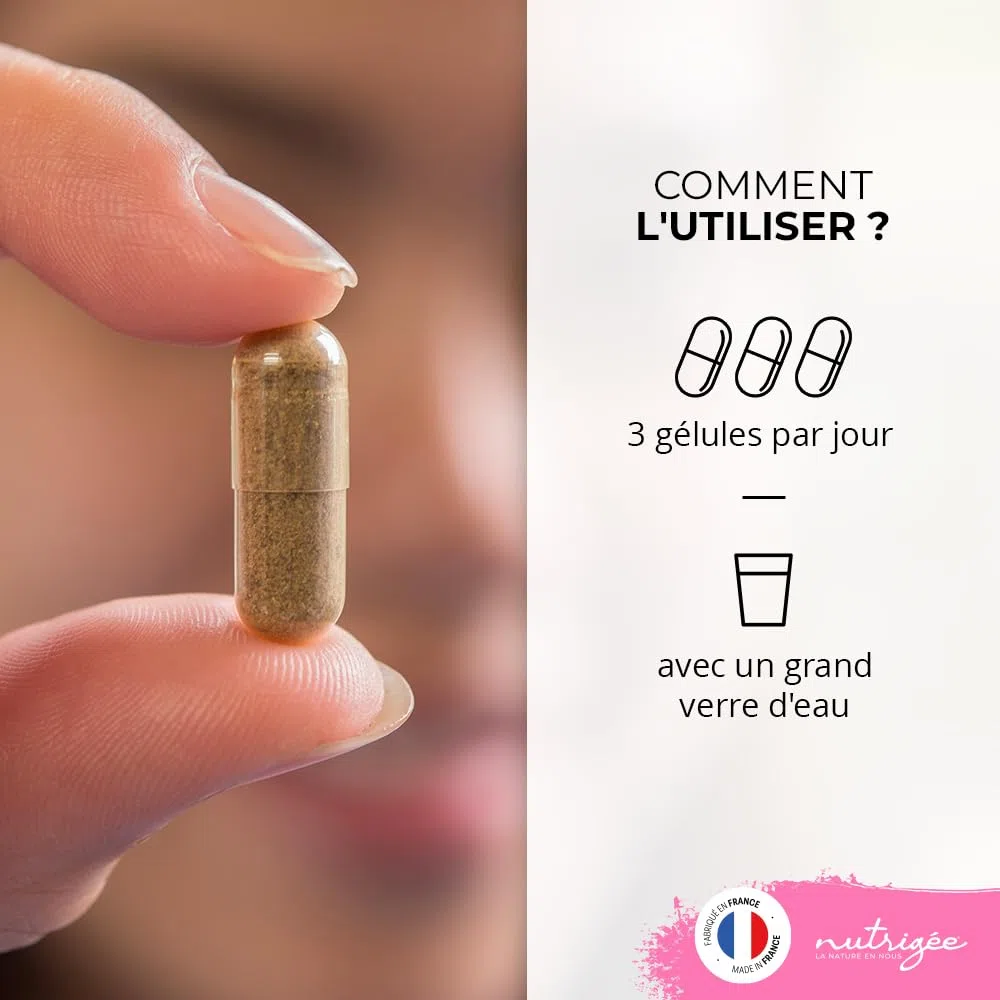 Nutripause - complexe ménopause & post-ménopause ultra-complet 90 gélules – soulage bouffées de chaleur, sueurs nocturnes, nervosité, sommeil – fabriqué en france
