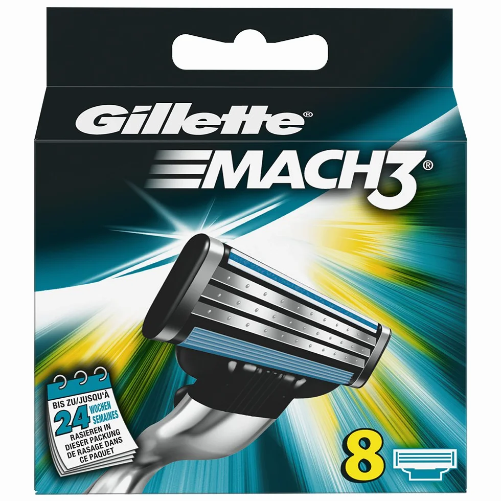 Lot de 8 lames Gillette Mach3