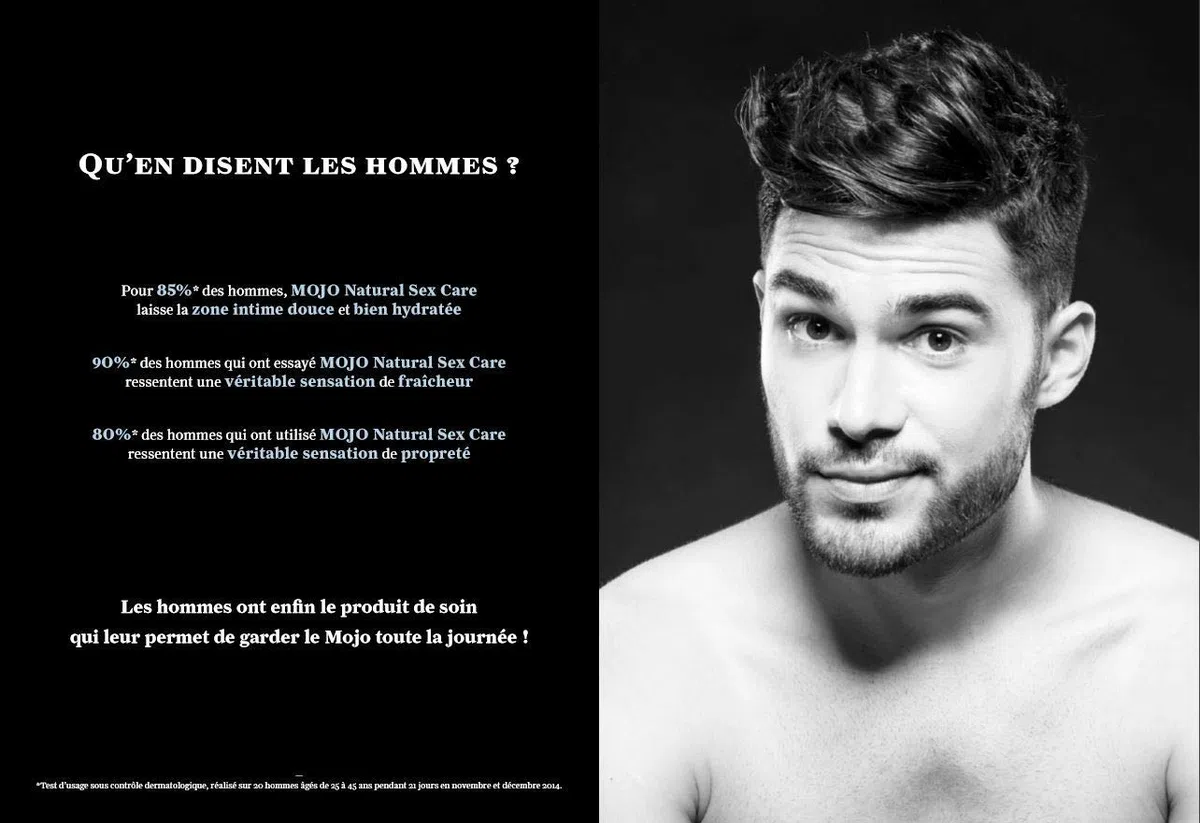 Crème de soin Homme - MOJO Intimate Care - hydratant | sans paraben |sans sels d’aluminium | pH neutre - Odeur Mentholée - Fabriqué en France - 50ml