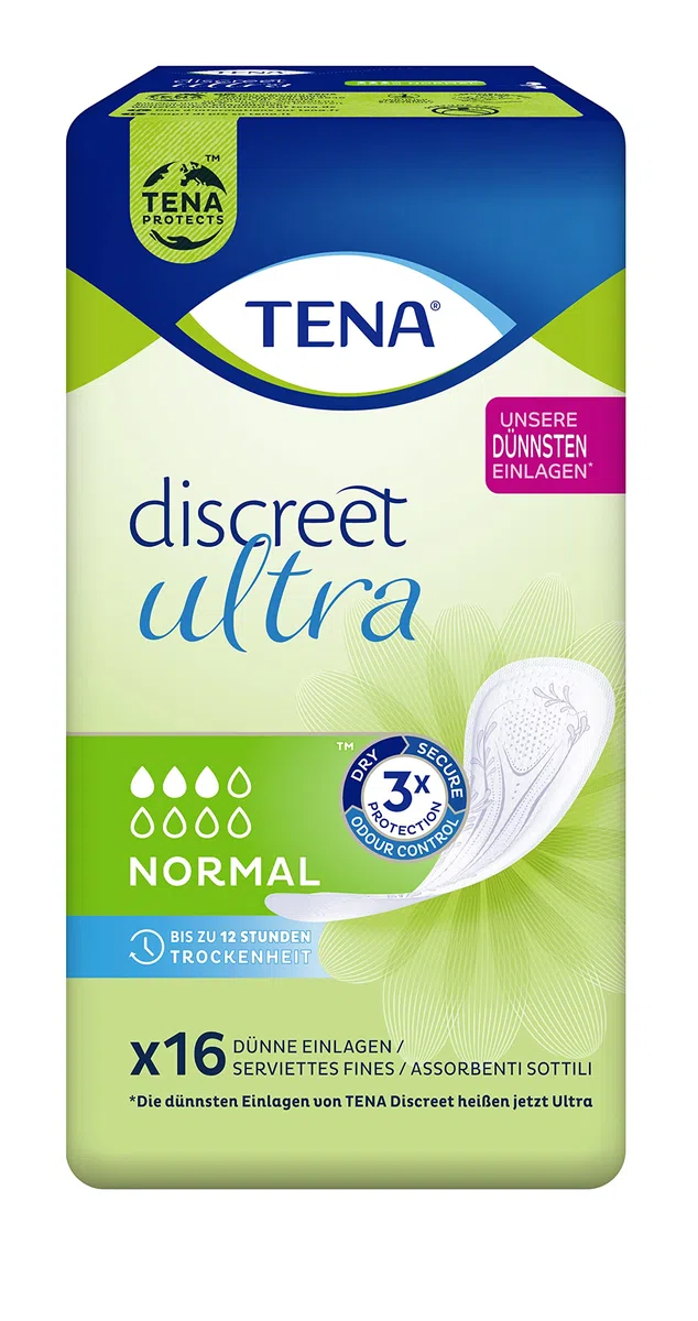 Serviettes TENA Discreet Ultra x128