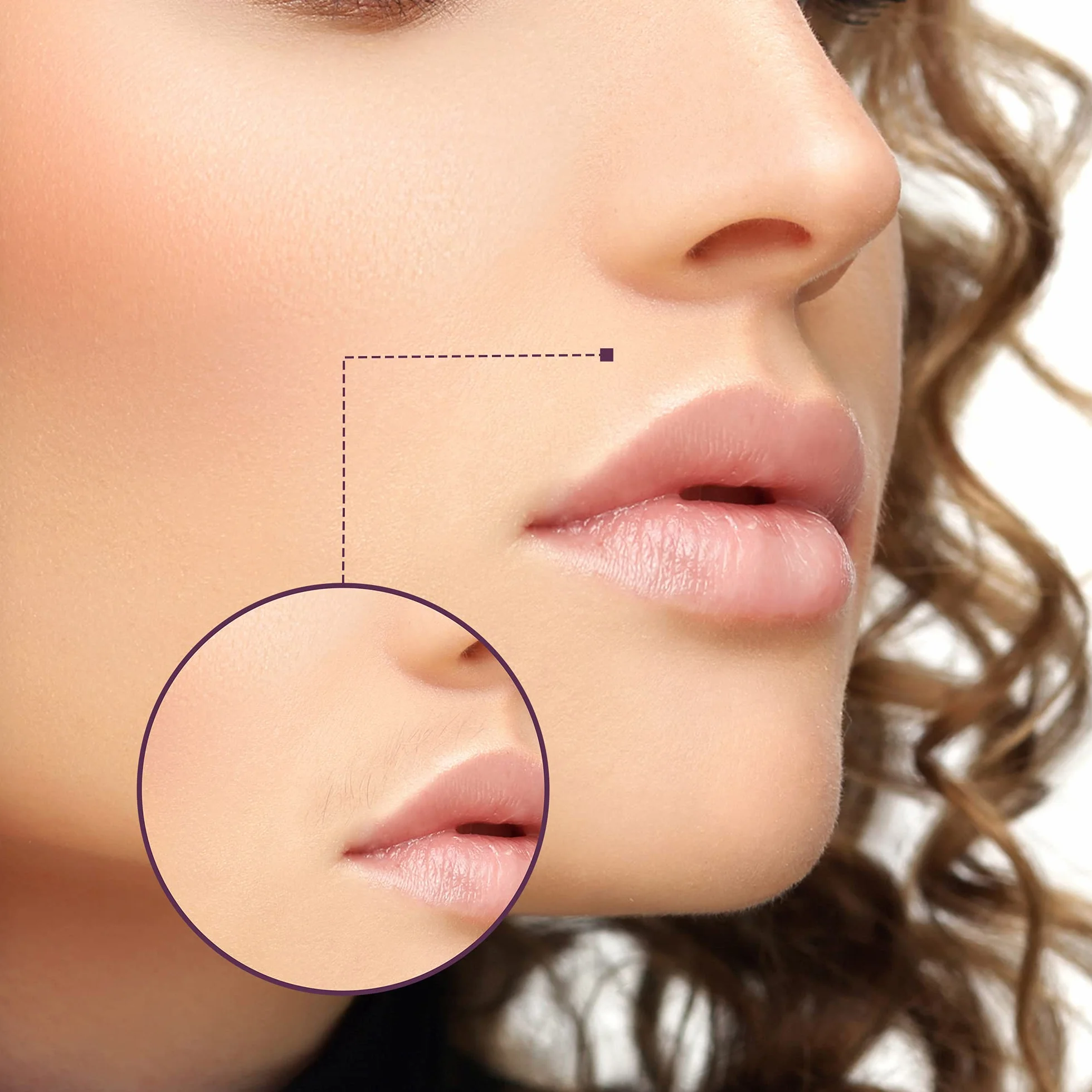 WAHL Facial Hair Remover, rasage des poils du visage pour femmes, rasoir pour la lèvre supérieure, les joues et le menton, élimination du duvet, rasage indolore, rasoir rechargeable