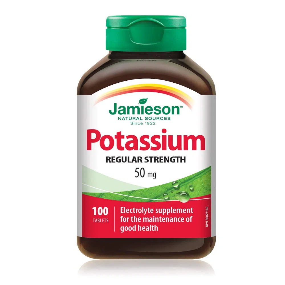 Jamieson Potassium 50 mg 100 tablet