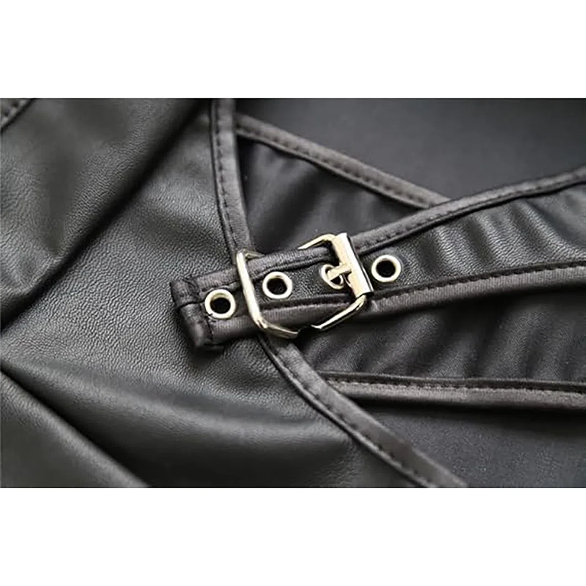 Jupe en Cuir Femme Exposé Butt Cuir Butt Lifter Court Fesses Réglables SM & Bondage Lingerie Sexy Jouets Sexuels Femmes Lingerie