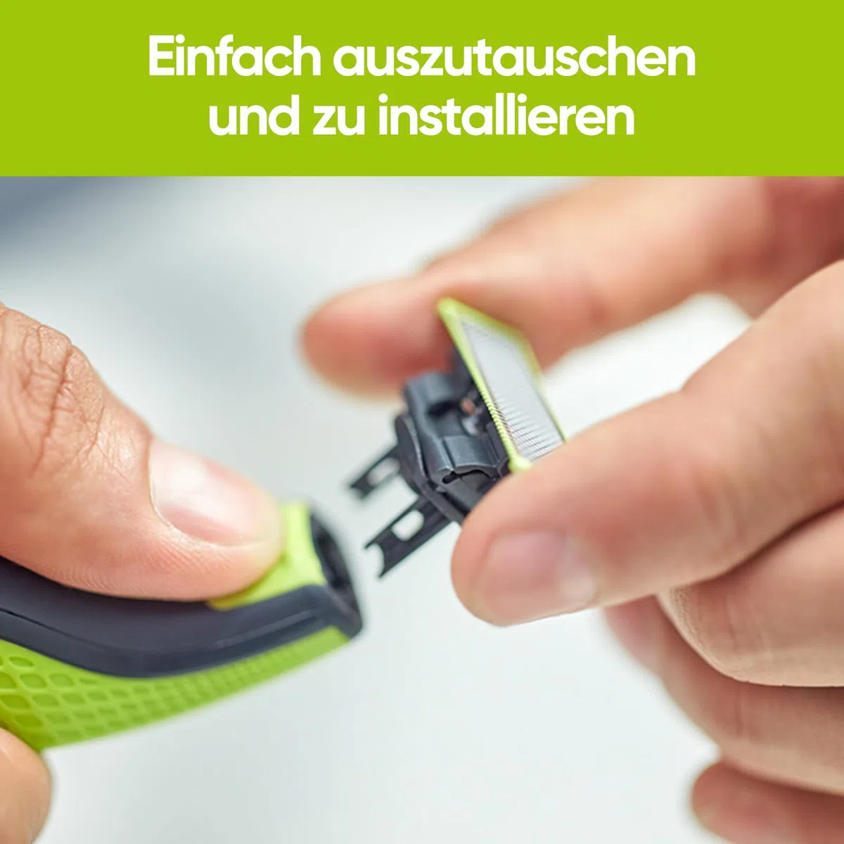 Lames de rechange pour Philips OneBlade | Lot de 3 lames OneBlade de rechange, pour la taille de la barbe et du corps. Lames en acier inoxydable de haute qualité, sûres et durables