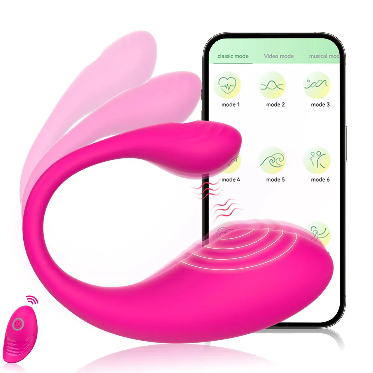 Appareil d'entraînement du plancher pelvien pour femme avec télécommande, entraînement intelligent du plancher pelvien, balles d'exercice en silicone pour le contrôle de la vessie et les exercices du