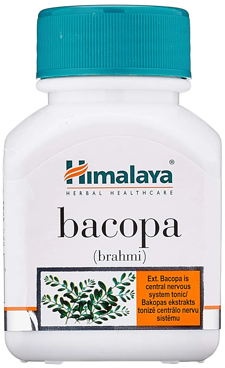 Himalaya Bacopa (Brahmi) Brain Support and Mental Focus 60 capsules