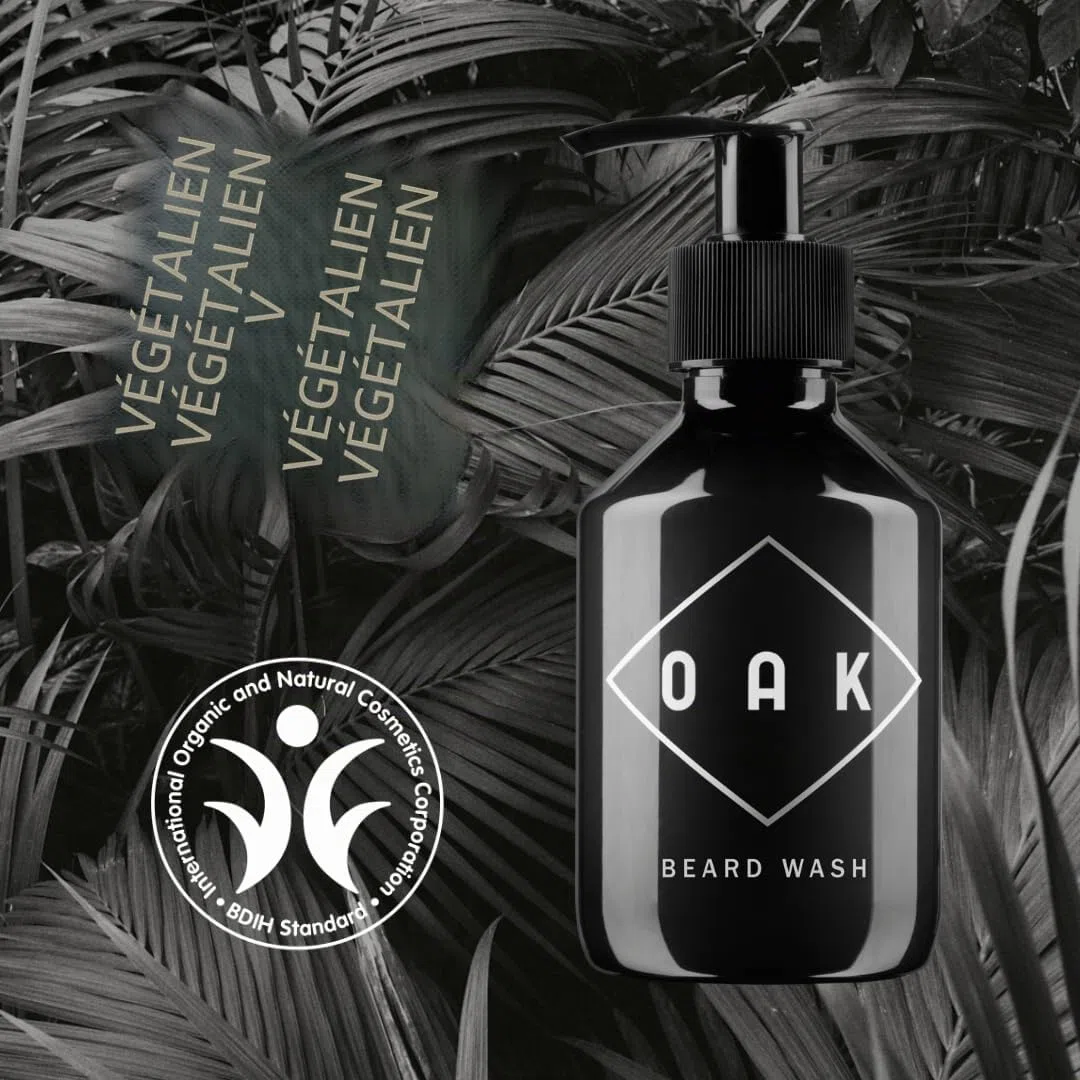 OAK BEARD WASH, Shampoing à barbe, savon à barbe (200 ml)