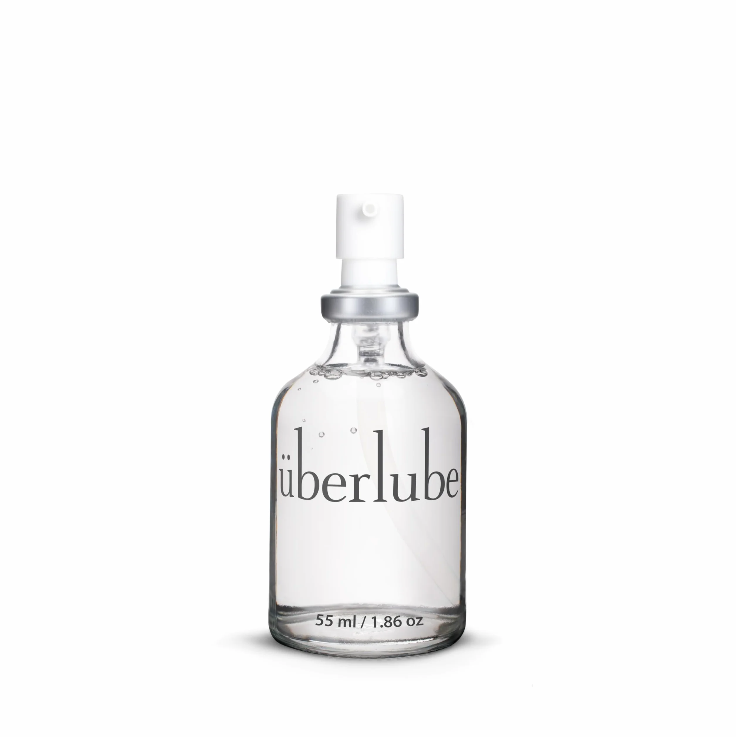 Überlube Gel Lubrifiant de Luxe | Gel Lubrifiant Intime au Silicone Naturel Enrichi en Vitamine E | Sans Latex, Parfum Ni Résidu et Utilisable Sous L'eau - 55ml