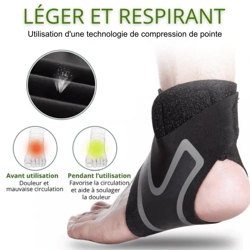 MEIION Samargo Relief - Soutien plantaire avance 1 Paire de chevillères respirantes et réglables, soutien pour chevilles faibles, idéales pour sportifs homme et femme, course, football, basketball