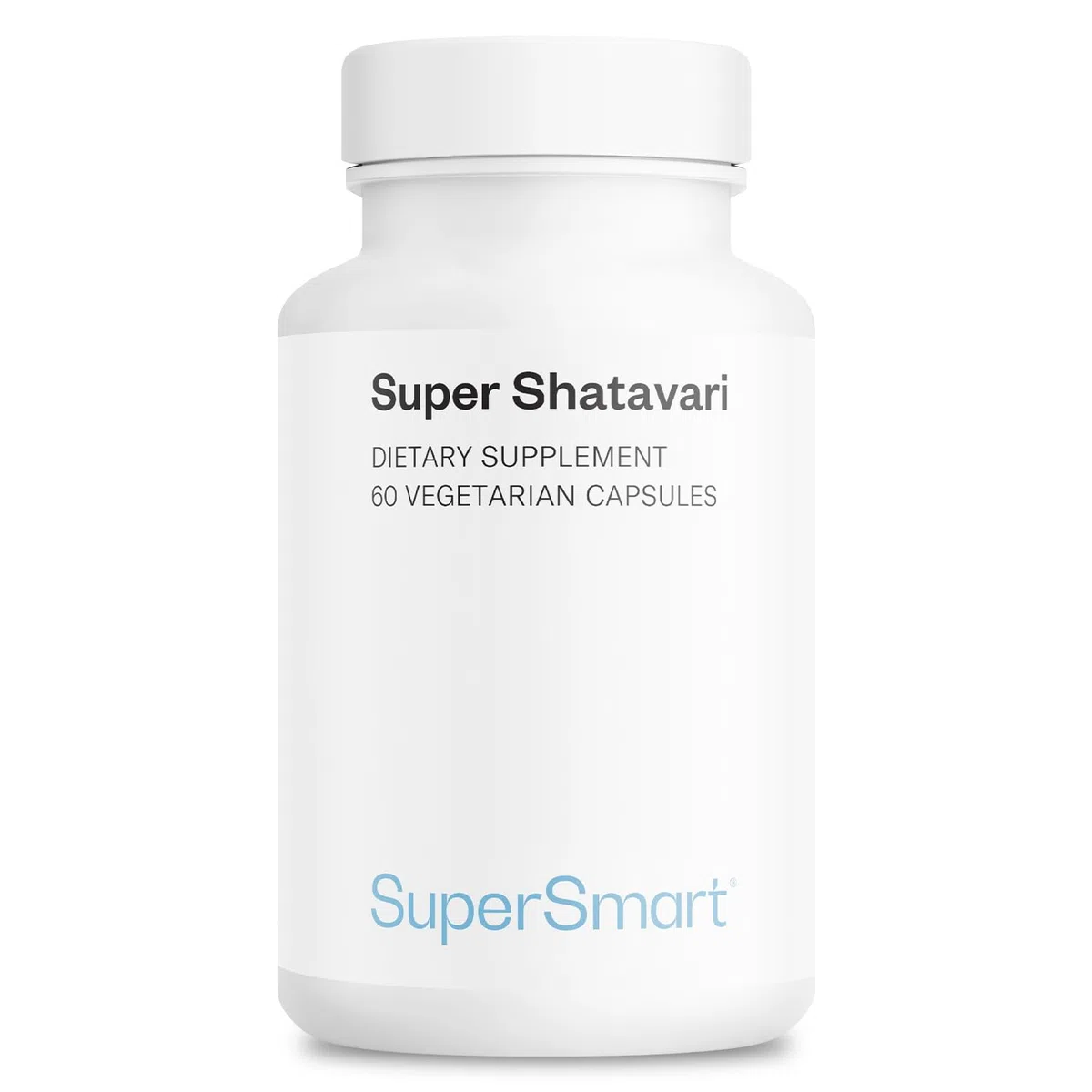 Super Shatavari - Soutien Naturel pour la Ménopause - Réduction des Bouffées de Chaleur, Sueurs Nocturnes, Fatigue et Changements d’Humeur - Etude clinique - 60 Gélules Végétales - SuperSmart