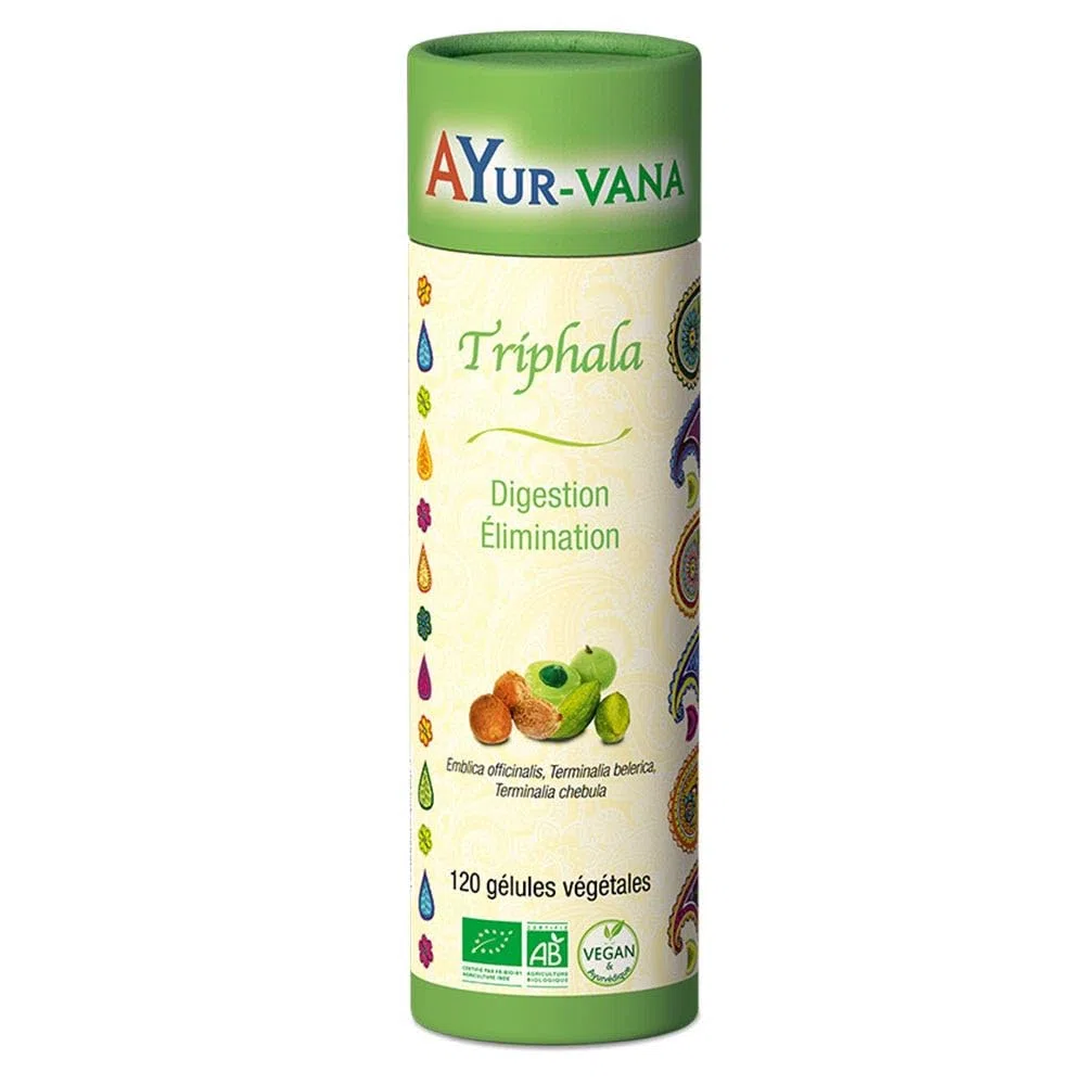 Triphala bio AYur-vana - 120 gélules - Transit intestinal