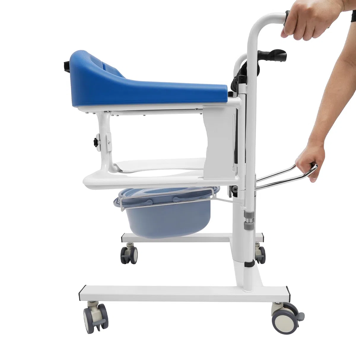 Siège ÉléVateur Hydraulique pour Patients - Fauteuil Roulant Hydraulique pour Patients - Chaise de Transfert de Patients - Chaise de Douche Portable -Convient Maisons Maisons Infirmiers HôPitaux