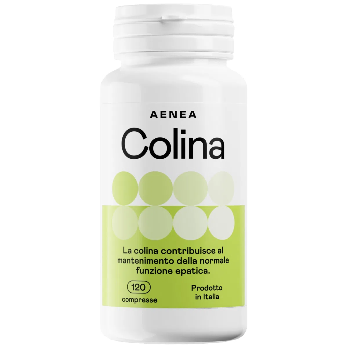 Choline Complément 120 cps Haute Dosage - 1200 mg Choline Bitartrate purifie le foie pour fonction hépatique et métabolisme des graisses, action purifiante, désintoxication, fourniture 4 mois Made in
