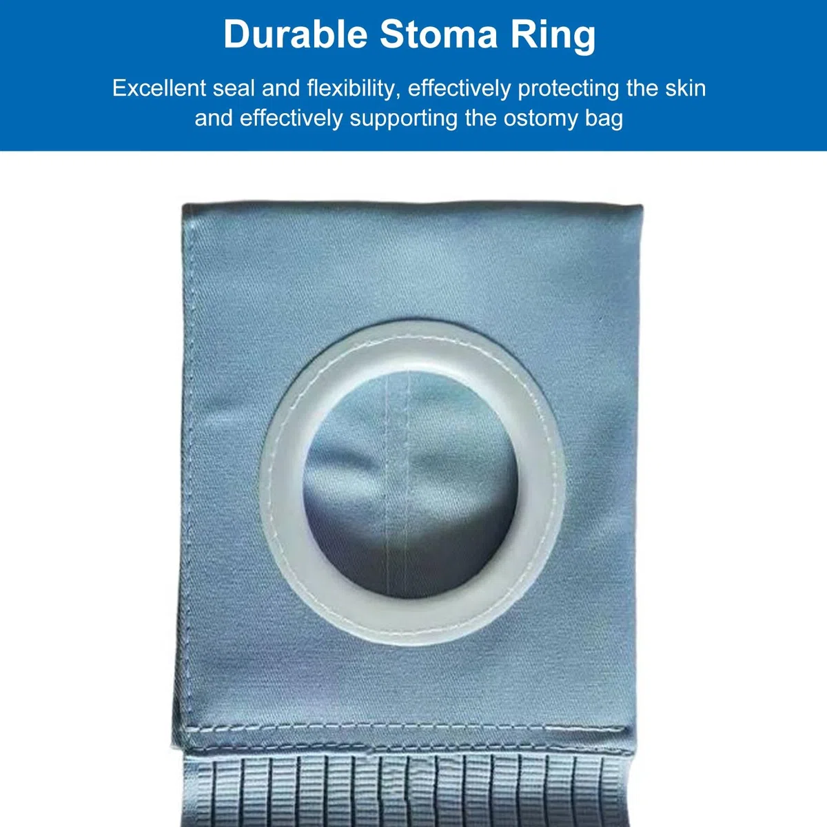 Ceinture de Stomie, Ceinture de Maintien pour Stomie pour Hommes et Femmes Réglable, Universelle Gauche et Droite pour Prévenir l'Ouverture de la Stomie Parastomiale(White,S)