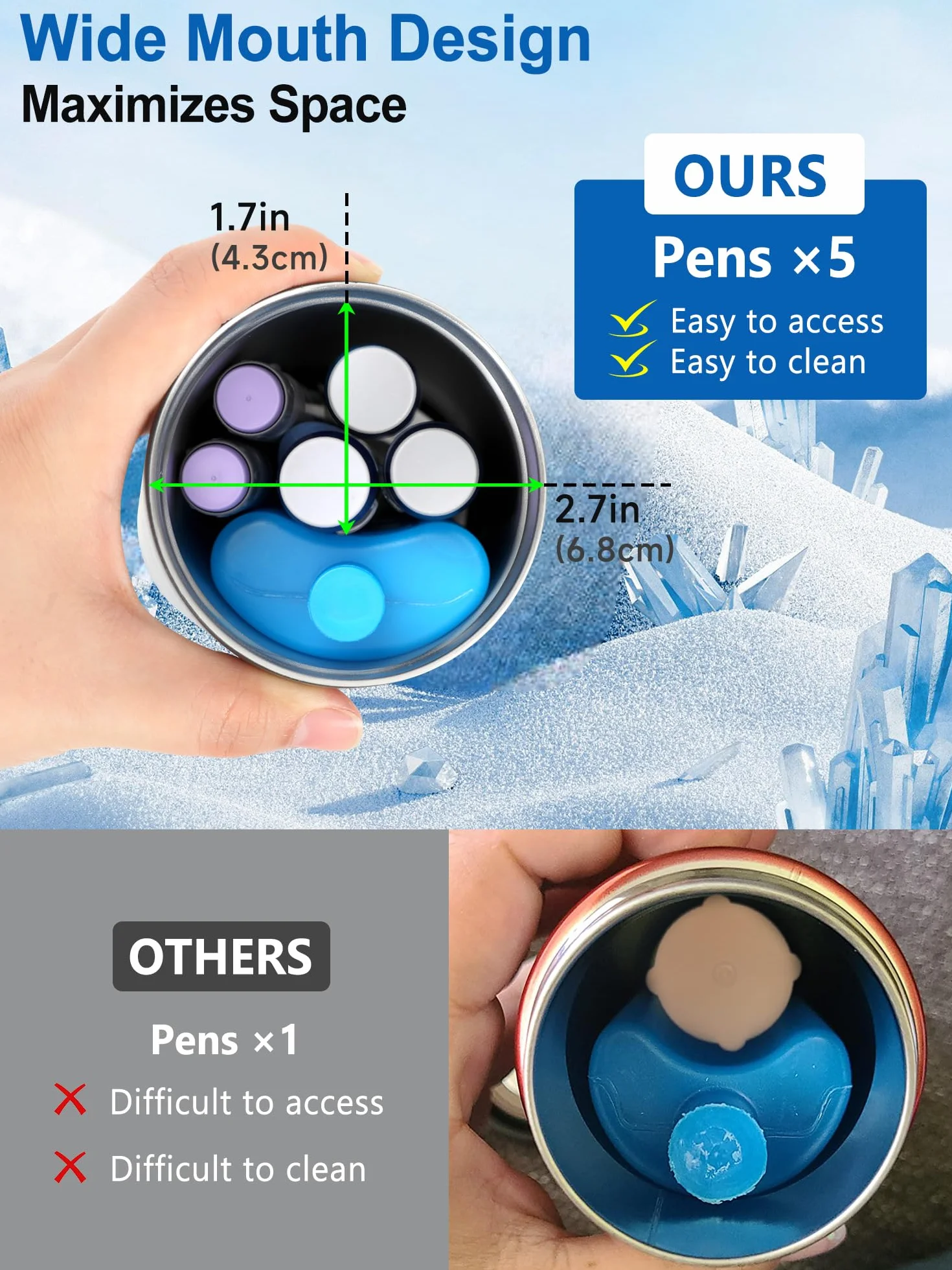 YOUSHARES Pochette Isotherme Insuline, 48H Trousse Isotherme Insuline Voyage pour Diabétique, Boite Isotherme Stylo Insuline Médicament avec Glacière, Sac TSA Approuvé pour Seringue, Injection, Noir