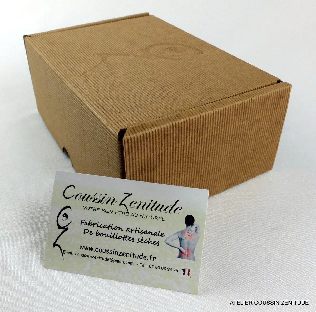 BOUILLOTTE ARTISANALE FRANCAISE 100% GRAINE DE LIN BIO - Z NAKANO B