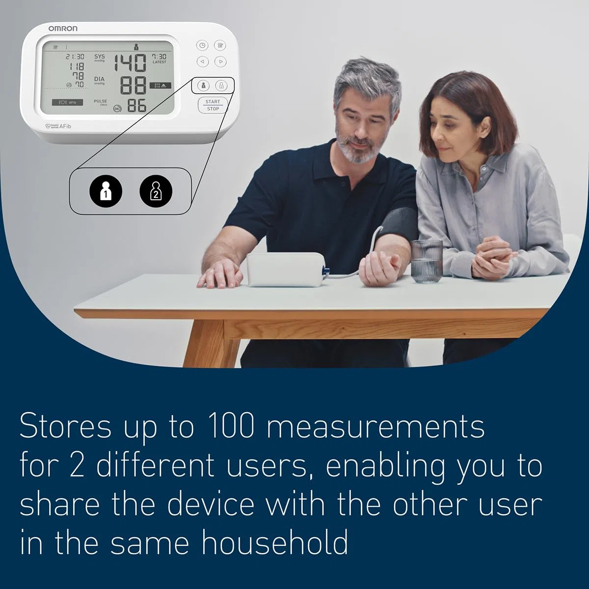 Omron M6 Comfort Tensiomètre avec détection AFib – Brassard automatique, précis cliniquement, facile à utiliser, pour la surveillance à domicile