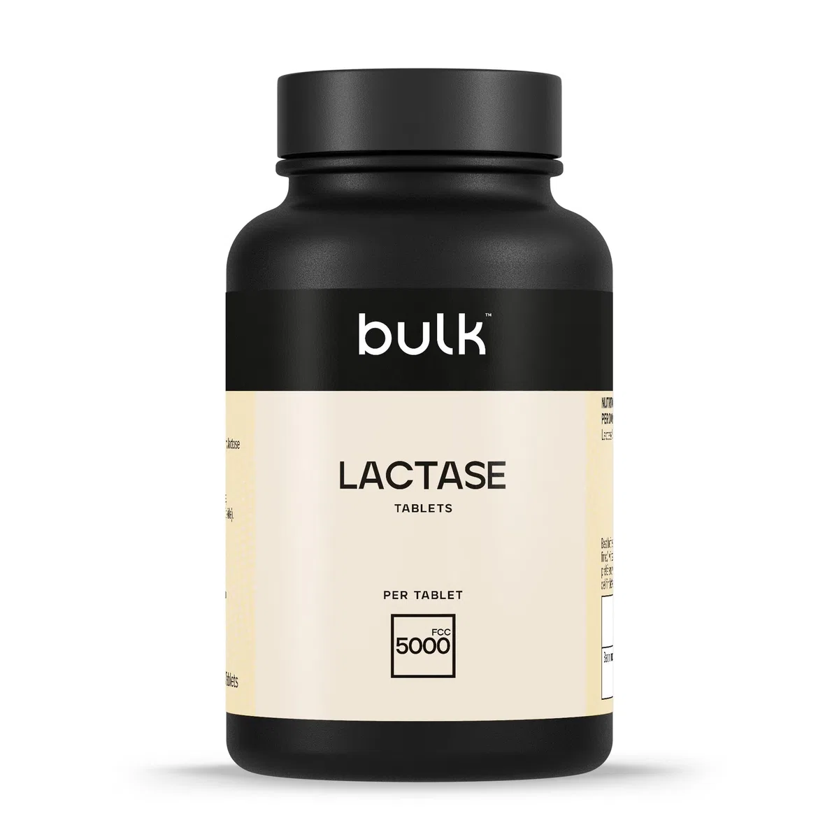 Bulk Comprimés d'enzyme lactase pure, 5000 FCC, paquet de 270, l'emballage peut varier