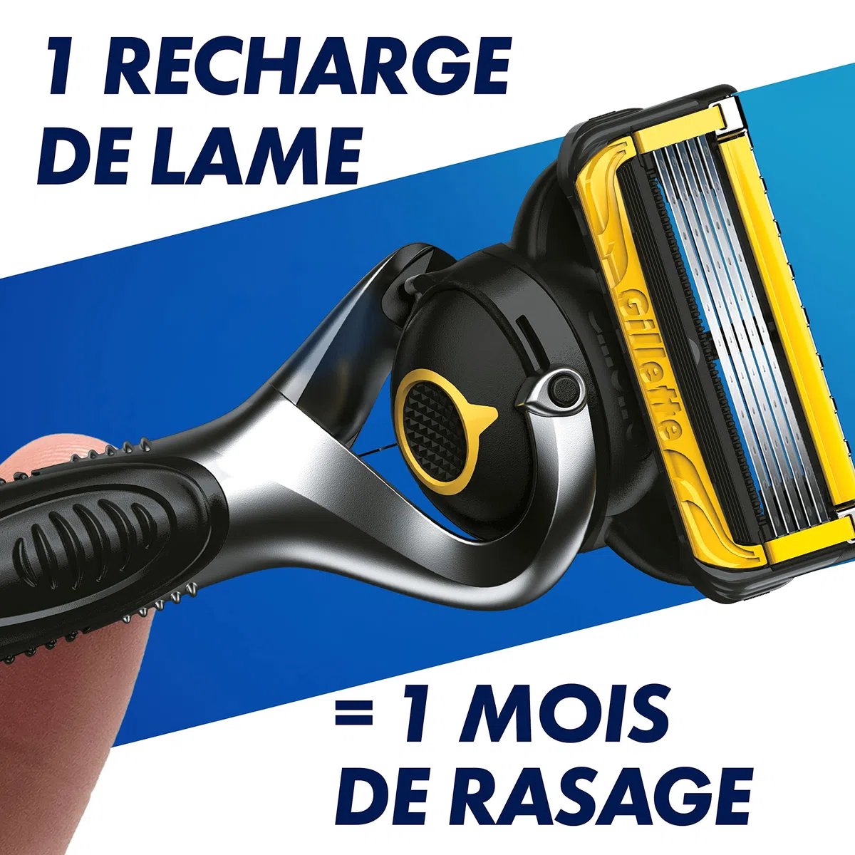 Gillette ProShield Recharges De Lames À 5 Lames Pour Homme, 6 Recharges De Lames, Avec Lame De Précision