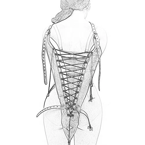 MFMYEE Gants sexuels, bondage monoglove extrême main bras restrictions menottes BDSM