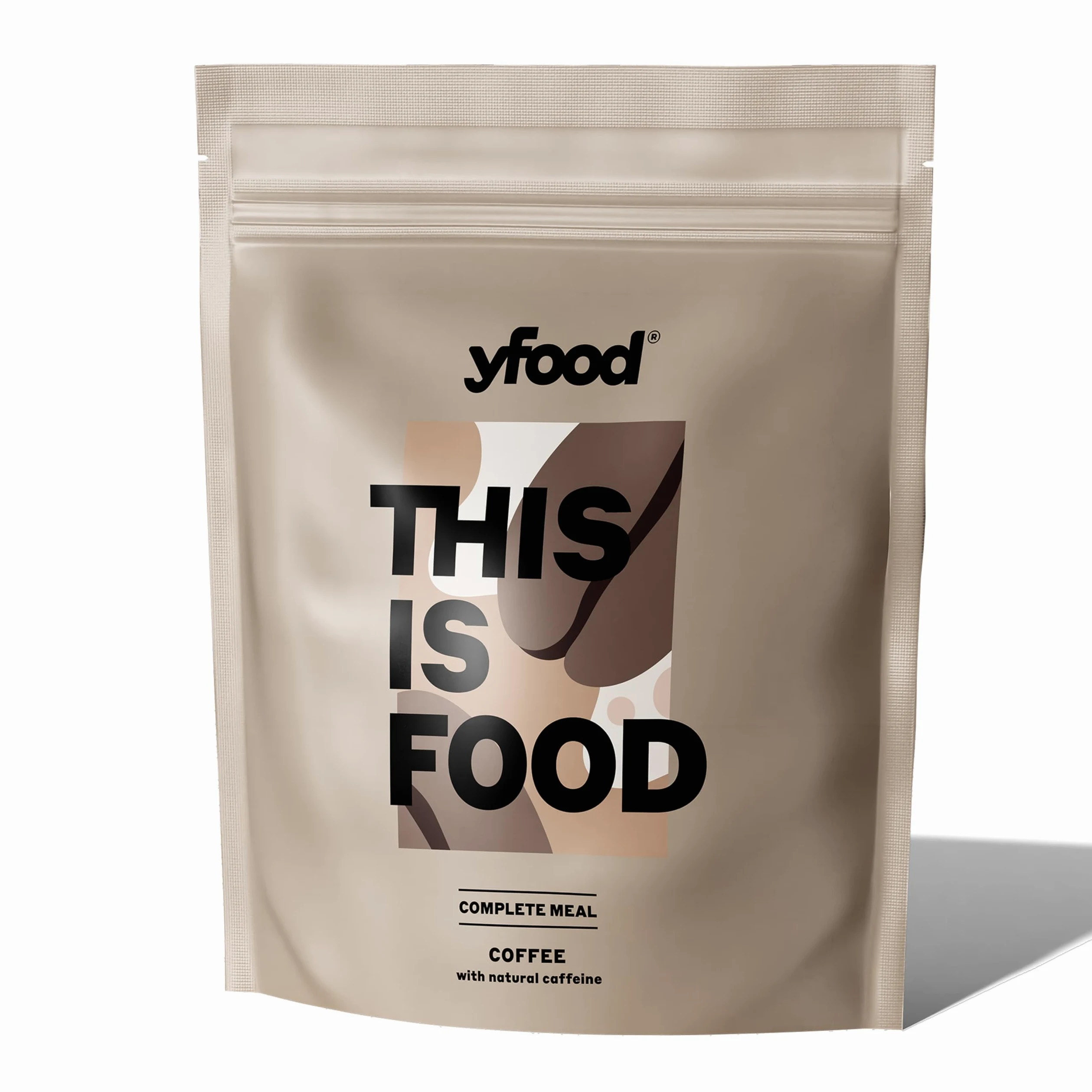 yfood Poudre Coffee, délicieux repas à boire à emporter en poudre, 25 g de protéines, 12 repas, 26 vitamines et minéraux, goût café