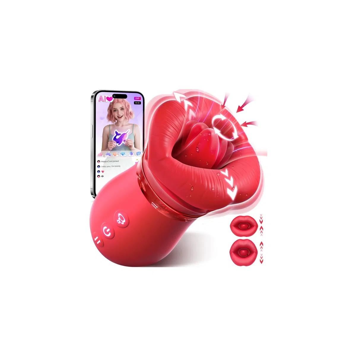 Vibromasseur Sex Toýs Femme, 5EN1 Sex Toys Vibromasseurs Feminin à Distance, 10 Vibrations Sextoyse Femme Clitoridienne, 3 Auto 1 Manuel Aspirations Sextoy Vibro Clitoridiennes Sextoys Pompes à seins