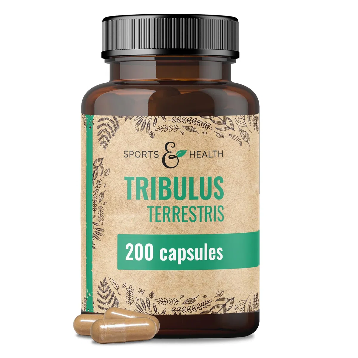 Tribulus Terrestris - 200 Gélules - 90% Saponines - Vegan - Sans Additifs