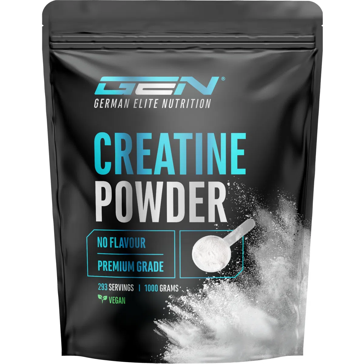 Créatine Monohydrate en Poudre 1000 g – Créatine Monohydrate Microfine, Très Soluble et Fortement Dosée – sans Additifs Inutiles – Vegan – 293 Portions