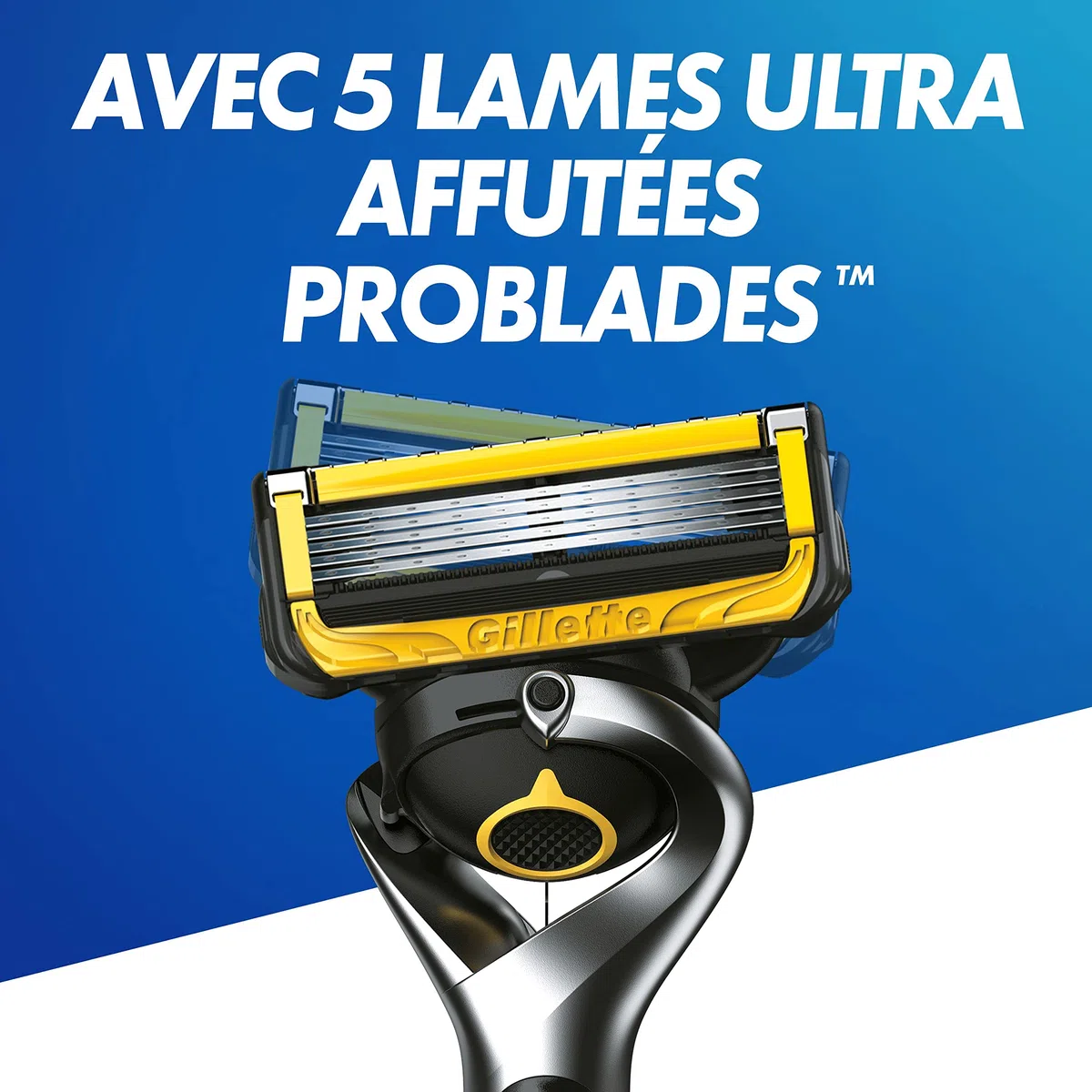 Gillette ProShield Recharges De Lames À 5 Lames Pour Homme, 6 Recharges De Lames, Avec Lame De Précision