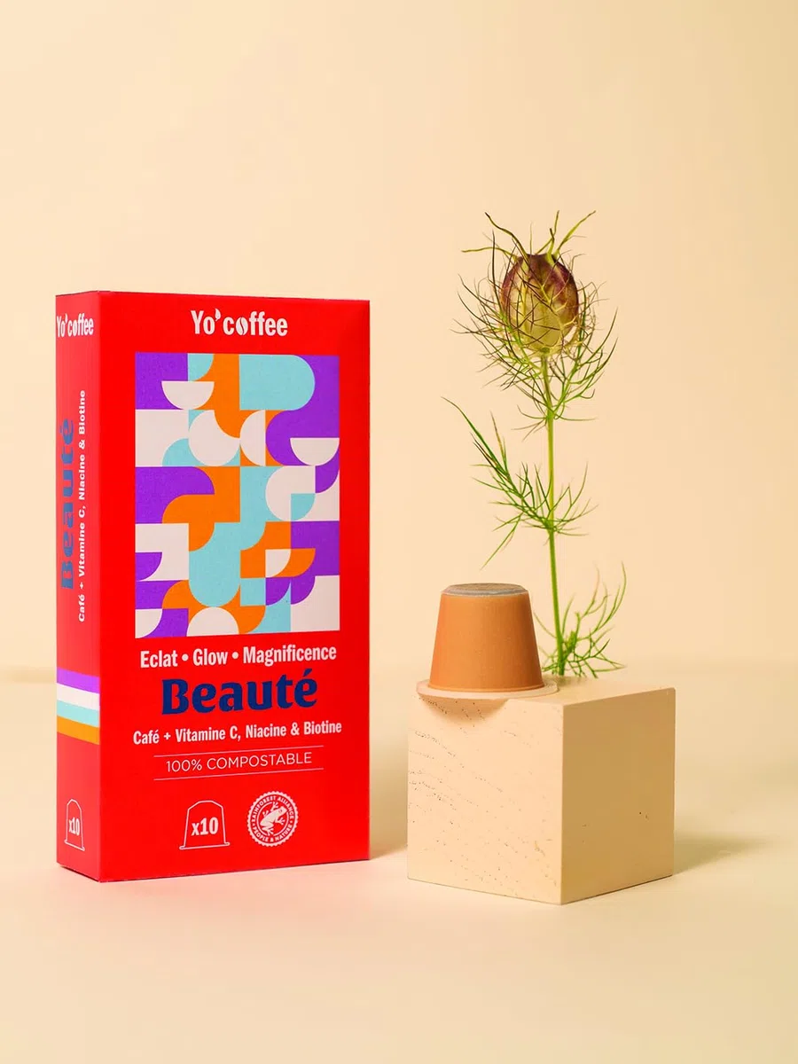 Beauté : Boite de 10 Capsules de Café Enrichies pour Soin de la Peau et des Cheveux