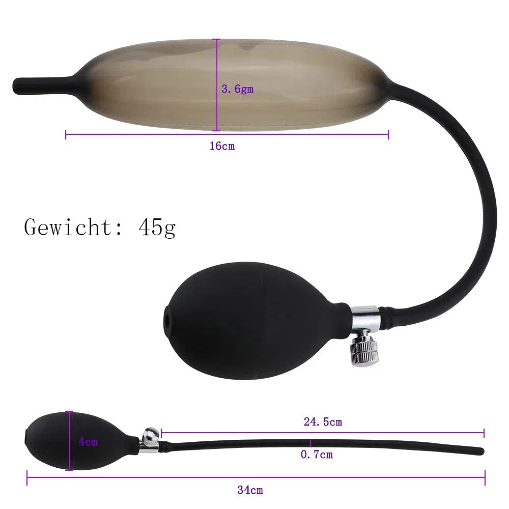 Dilatateur urétral Gonflable réglable en Silicone, agrandissement du Bouchon de pénis, dilatateur urétral élégant, Bouchon de sperme, stimule Le Masseur urétral, Jouet Sexuel for Hommes