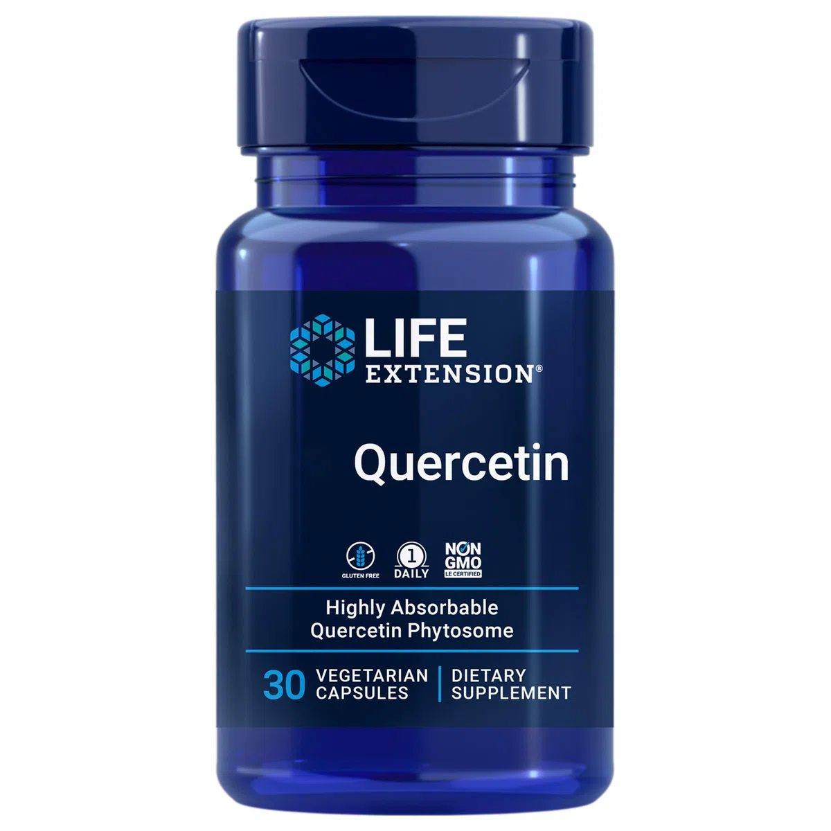Life Extension, Bio Quercétine, 10mg, avec Phosphatidylcholine, 30 Capsules végétaliennes, Sans Gluten, Végétarien, Sans Soja, Sans OGM