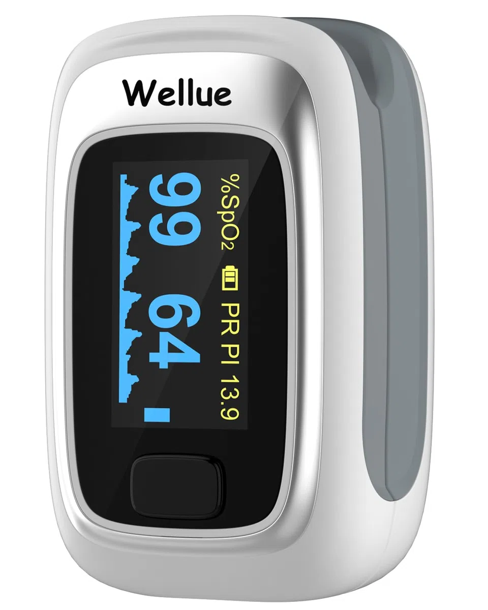 ViATOM Oxymetre de Doigt portable, Oxymetre de Pouls Professionnel, mesure de la saturation en oxygène (SpO₂), de la fréquence cardiaque (pouls) et de l'indice de perfusion (PI)
