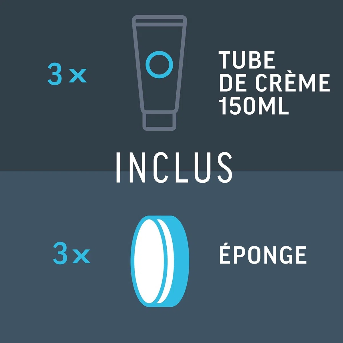 VEET MEN - Crèmes Dépilatoires Homme sous La Douche - Peaux Sensibles (Crème Dépilatoire sous la douche 3x150ml)