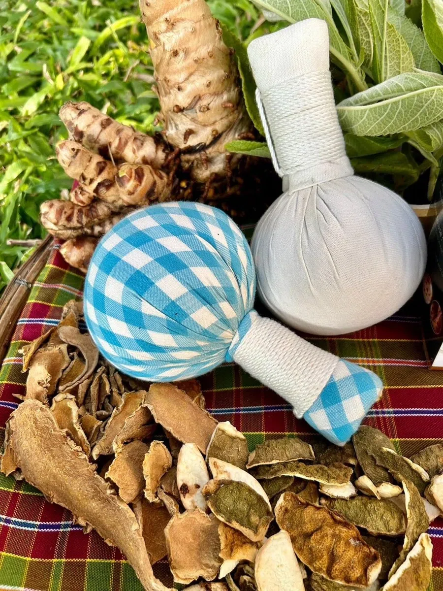 Lot de 4 tampons à herbes - Calme intérieur - 75 g - Contre la nervosité et les troubles du sommeil
