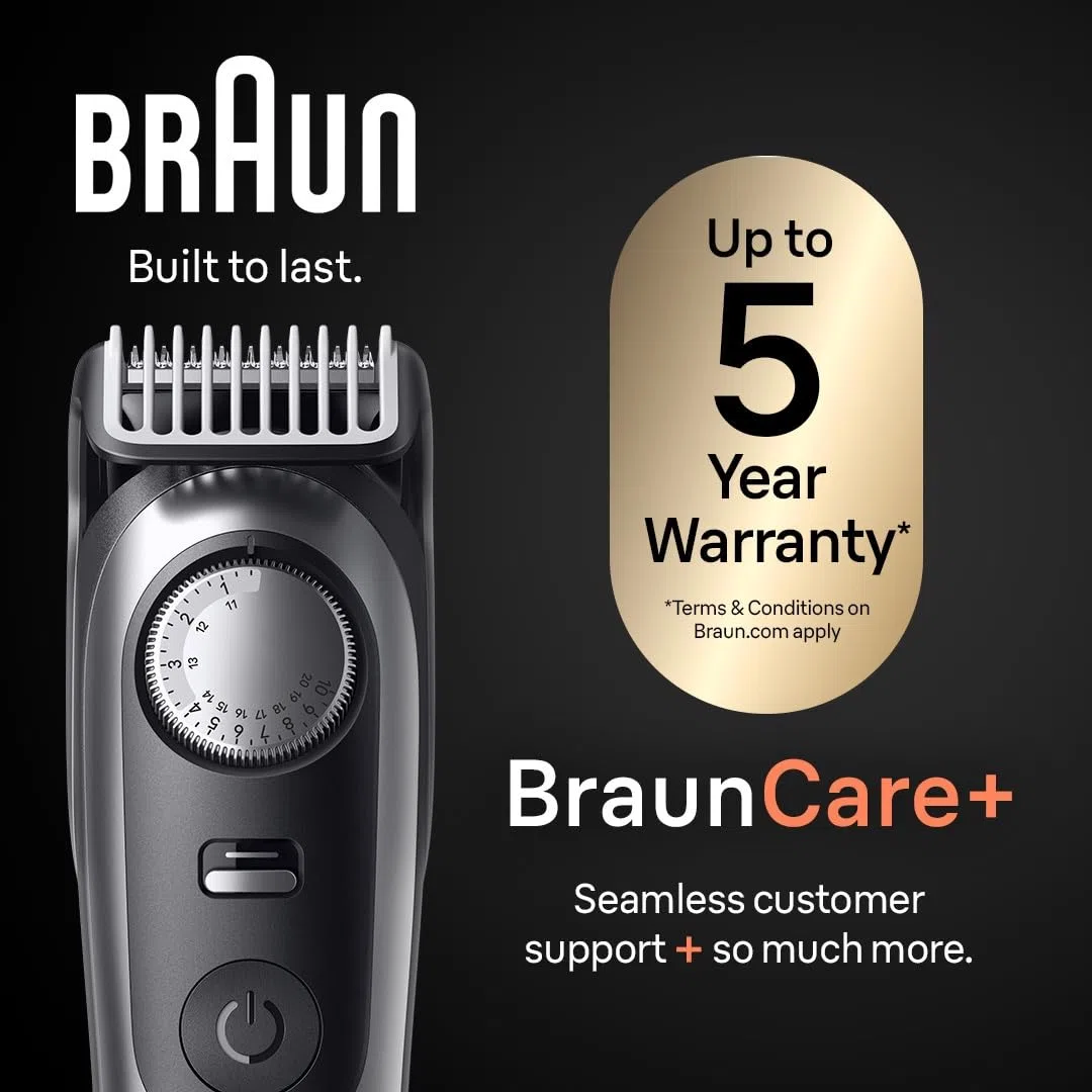 Braun Kit de rasage tout-en-un pour homme série 9 AIO 9530, barbe, visage, nez, oreille, tondeuse à cheveux, tondeuse corporelle et manscaping