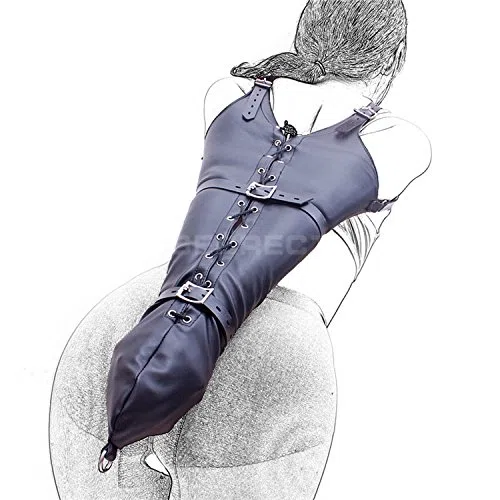 MFMYEE Gants sexuels, bondage monoglove extrême main bras restrictions menottes BDSM
