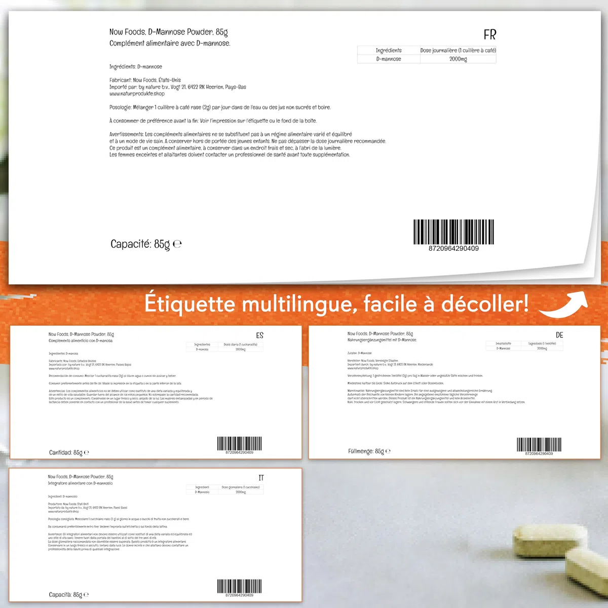 Now Foods L-Arginine & L-Ornithine, 100 Gélules Végétaliennes, Acides Aminés, Végétarien, Testé en Laboratoire, Sans Gluten, Sans Soja, Sans OGM