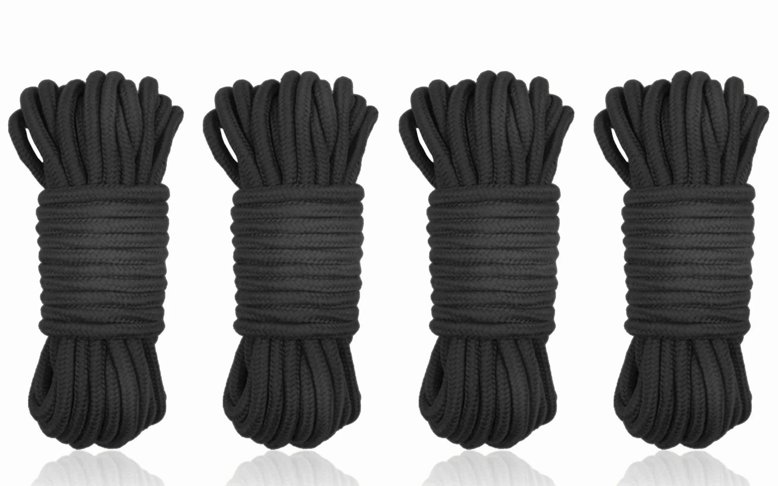 4 x 10 m Bondage Corde Bondage Ensemble Retenue Corde Souple Menottes SM Coton Corde Contraintes pour Femme Bondage Ensemble Sex Toys